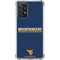 West Virginia University Blue Wood Floor Galaxy A72 5G Clear Case